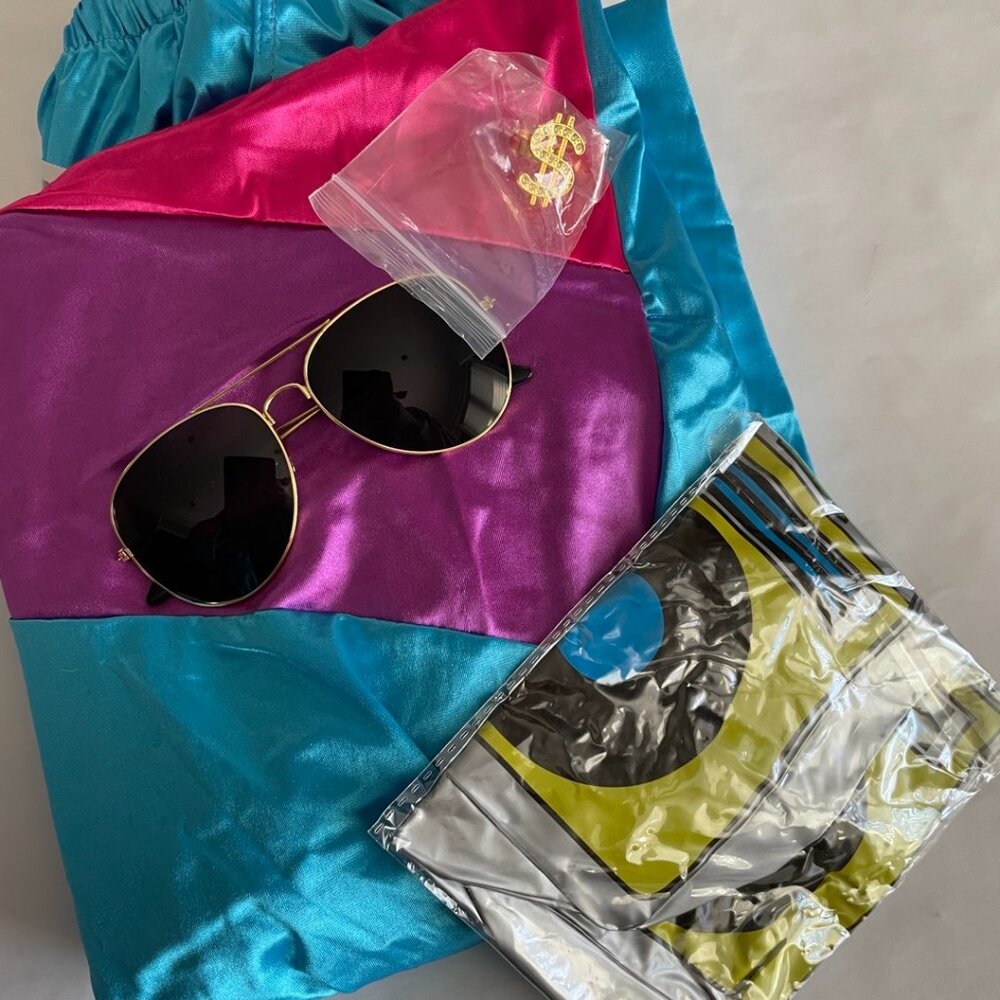 80s Retro Tracksuit Costume Set